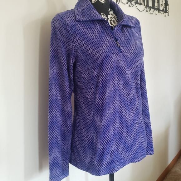 Columbia's winter run print half zip - Picture 7 of 13